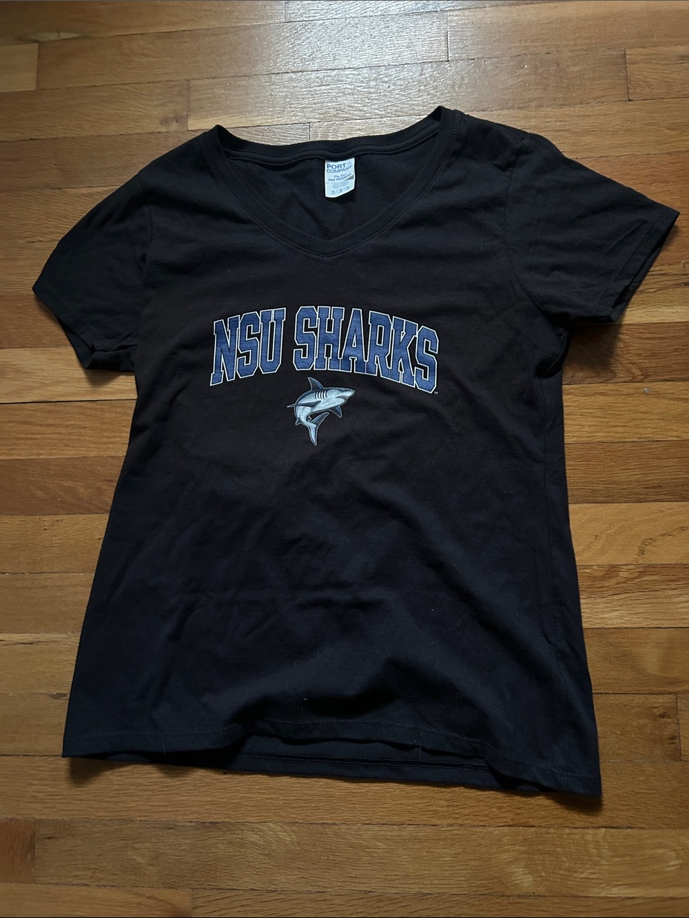Amazon Black Short-Sleeve V-Neck Tee